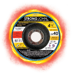 4 1/2" x 7/8" ZA40 GRIT T29 GRINDING/POLISHING WHEEL